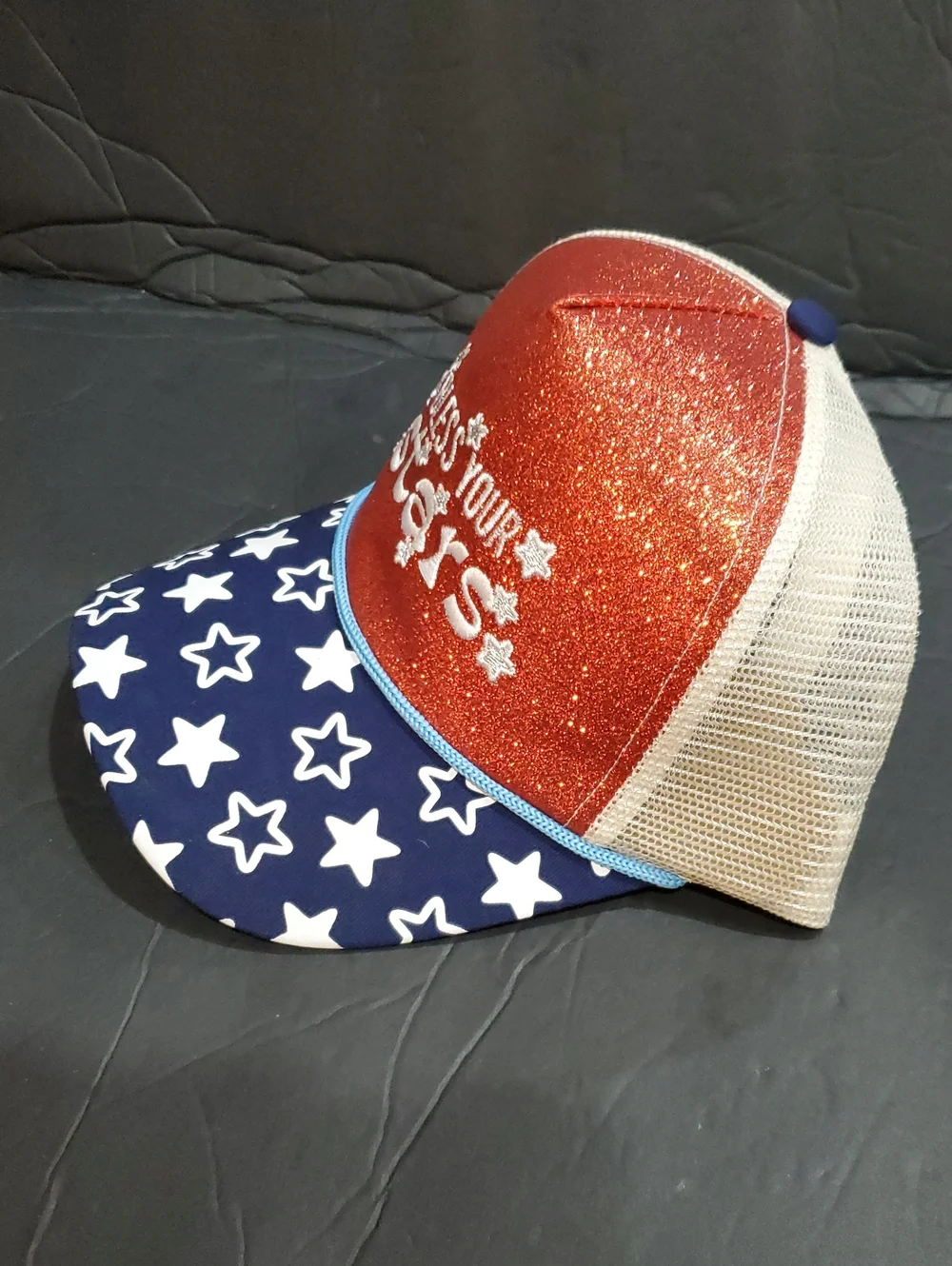 Patriotic red shimmery 